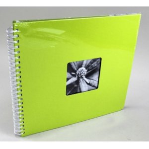 Spiraal Album Fine Art kiwi 36x32 cm witte paginas