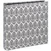 Jumbo album La Fleur, 30x30 cm, 100 zwarte paginas, wit