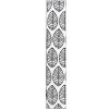 Jumbo album La Fleur, 30x30 cm, 100 zwarte paginas, wit