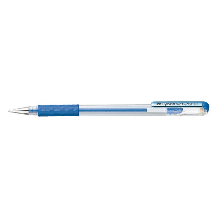 Metallic Gel Pen Hybrid Gel Grip 0,4 mm blauw
