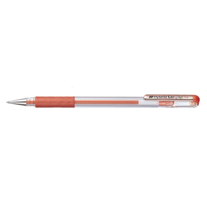 Metallic Gel Pen Hybrid Gel Grip 0,4 mm bruin