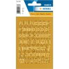 herma sticker letters a-z goudfolie, 12 mm