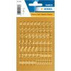herma folie sticker goud cijfers 0-9