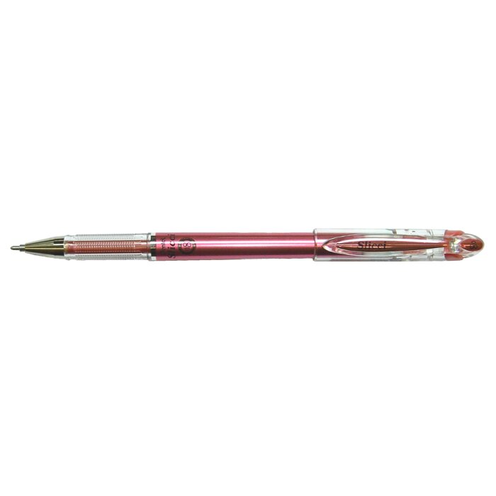 Metallic gelpen uit de Slicci metallic-rode serie