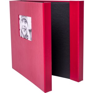 HNFD Maxi Fotoalbum Lona 100 zwarte paginas 34,5x33 cm