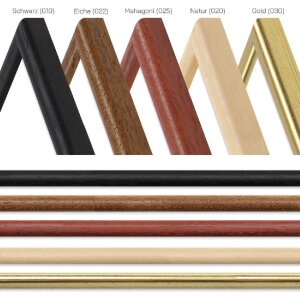 Houten lijst h003 anti-reflecterend glas 15x20 cm eiken