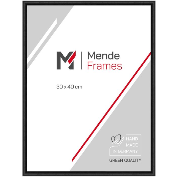 Houten lijst h003 museum glas 20x20 cm zwart