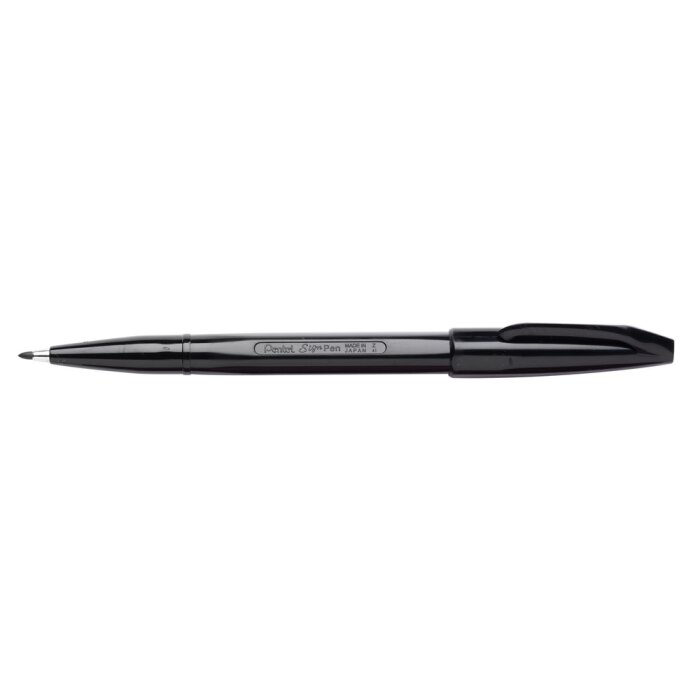 Vezelstift tekenpen 0.8 mm in zwart