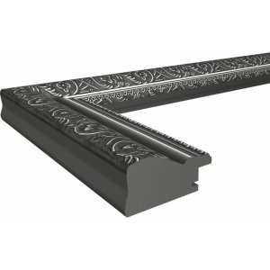 Fotolijst barok 20x30 cm zwart hout
