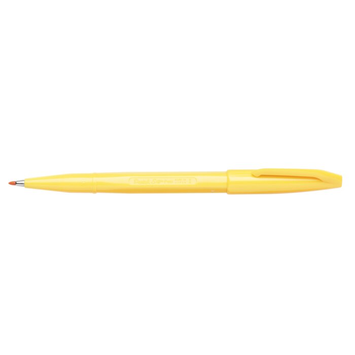 tekenstift vezeltip in geel 0.8 mm lijndikte