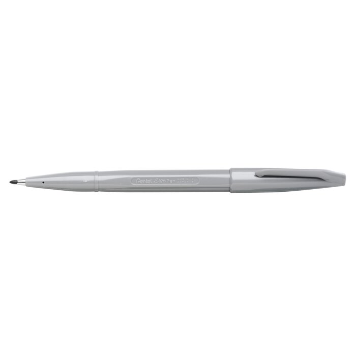 tekenpen grijs fiber-tip pen met 0,8 mm lijndikte