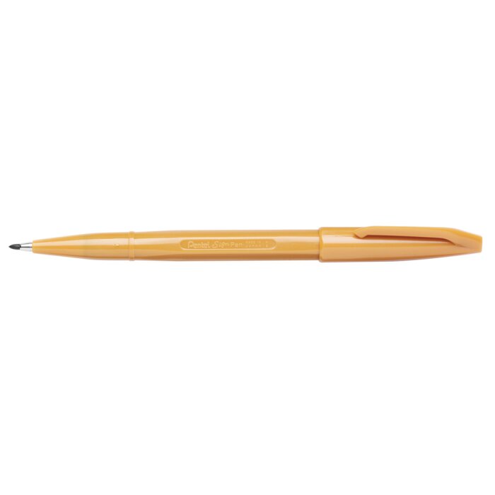 tekenstift viltstift in oker 0.8 mm