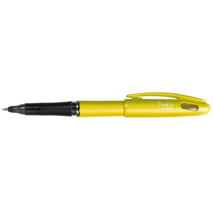 geel tradio energel liquid gel roller 0,35 mm zwarte inkt