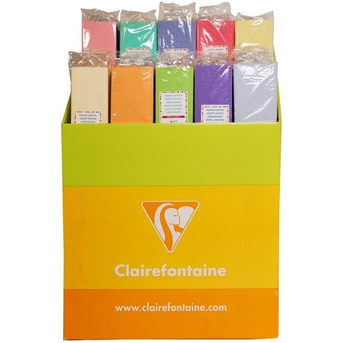 Crêpepapier 250x50 cm Assortiment Pastelkleuren