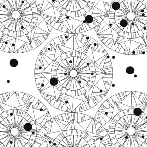 Kleurboek Volwassenen 20x20cm Mandala
