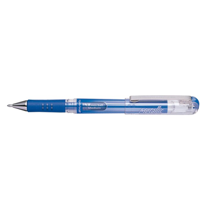 HybridGel Grip dx gel inkt rollerball 0.5 mm metallic blauw