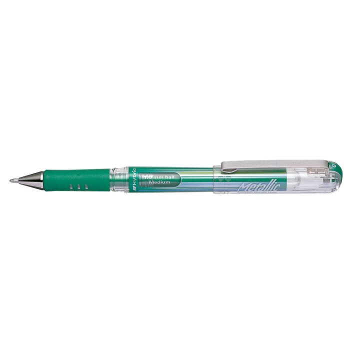 metallic groen HybridGel Grip dx gel inkt rollerball 0.5 mm