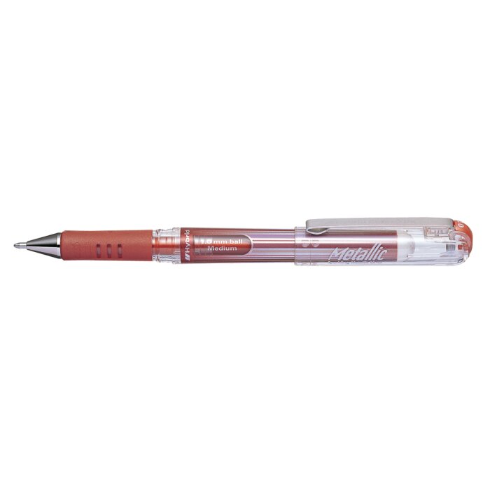 bruin-metallic HybridGel Grip dx gel inkt rollerball 0.5 mm
