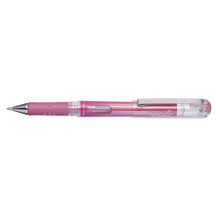 waterproof HybridGel Grip dx gel inkt rollerball 0,5 mm metallic roze