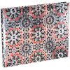 Gastenboek 100 paginas - zilveren rand - liggend formaat - 22x27cm