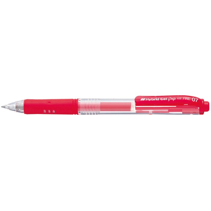 rode gelpen Pentel HybridGel Grip Retractable 0.35 mm
