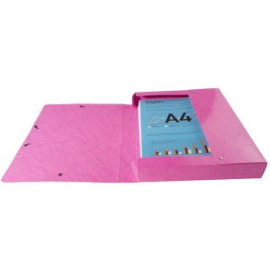 Archiefdoos Iderama, Rug 40mm - 24x32cm Roze