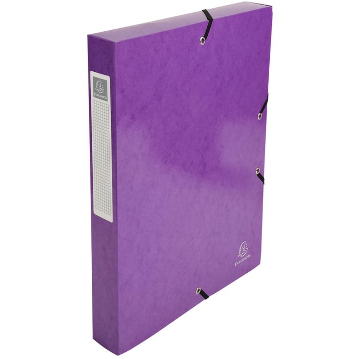 Archiefdoos Iderama, Rug 40mm - 24x32cm paars
