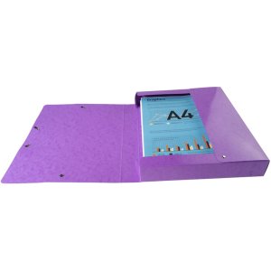Archiefdoos Iderama, Rug 40mm - 24x32cm paars