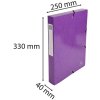 Archiefdoos Iderama, Rug 40mm - 24x32cm paars