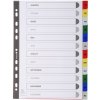 Register din a4 met 12 tabbladen