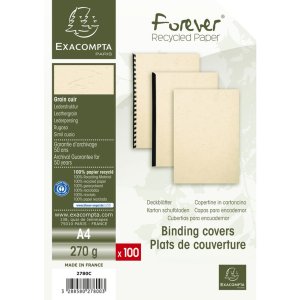 set van 100 - Evercover a4 270g ivoor