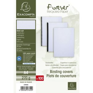 set van 100 - Evercover a4 270g Wit