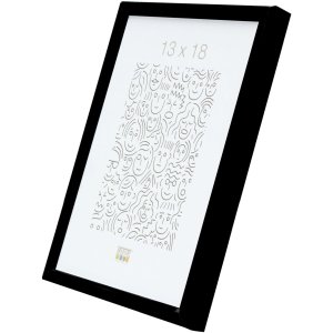 Kunststof lijst s011 zwart 60x80 cm