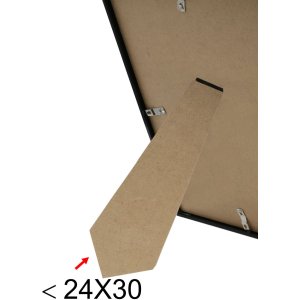 Kunststof lijst s011 zwart 60x80 cm