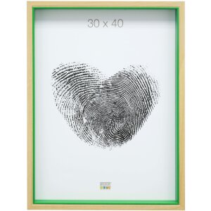 Houten lijst s40bh groen 13x18 cm