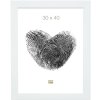 Deknudt Kunststof lijst s42p licht wit 13x18 cm