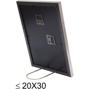 Kunststof lijst s46a zilver 18x24 cm