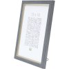 Kunststof lijst s46a grijs-blauw 18x24 cm