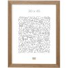 Houten lijst s46bh bruin-grijs 18x24 cm
