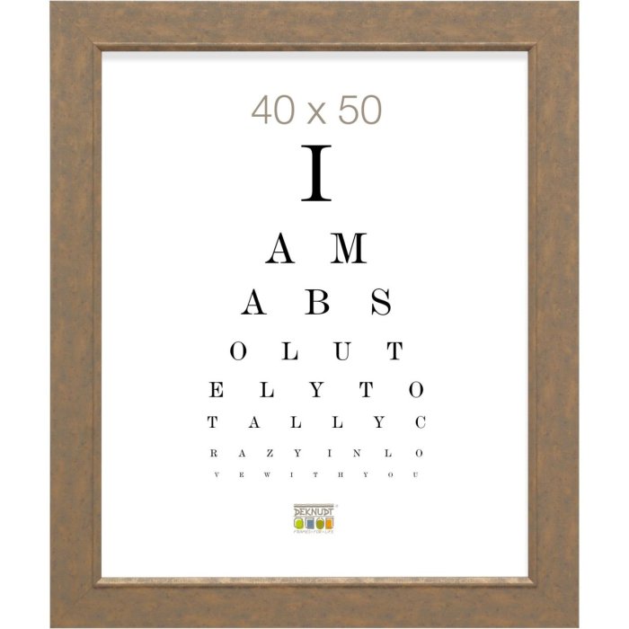 Houten lijst s48sc3 brons 20x30 cm