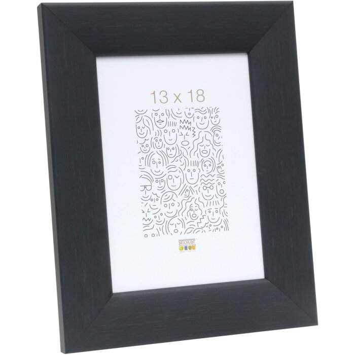 Houten lijst s53g zwart schilder look 60x90 cm