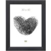 Houten lijst s53g zwart schilder look 60x90 cm
