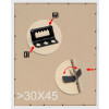 Houten lijst s53g eik 30x90 cm