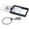 Sleutelhanger zwart 3,5x4,5 cm