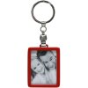 Sleutelhanger rood 3,5x4,5 cm