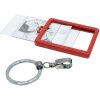 Sleutelhanger rood 3,5x4,5 cm