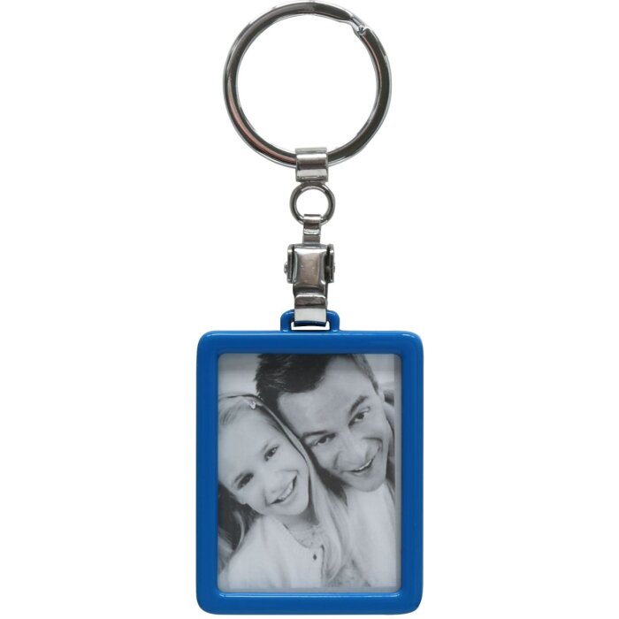 Deknudt Sleutelhanger blauw 3,5x4,5 cm