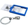 Deknudt Sleutelhanger blauw 3,5x4,5 cm