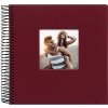 Spiraal Album Bella Vista bordeaux/zwart 20x20 cm