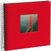 Spiraal Album Bella Vista rood/zwart 20x20 cm